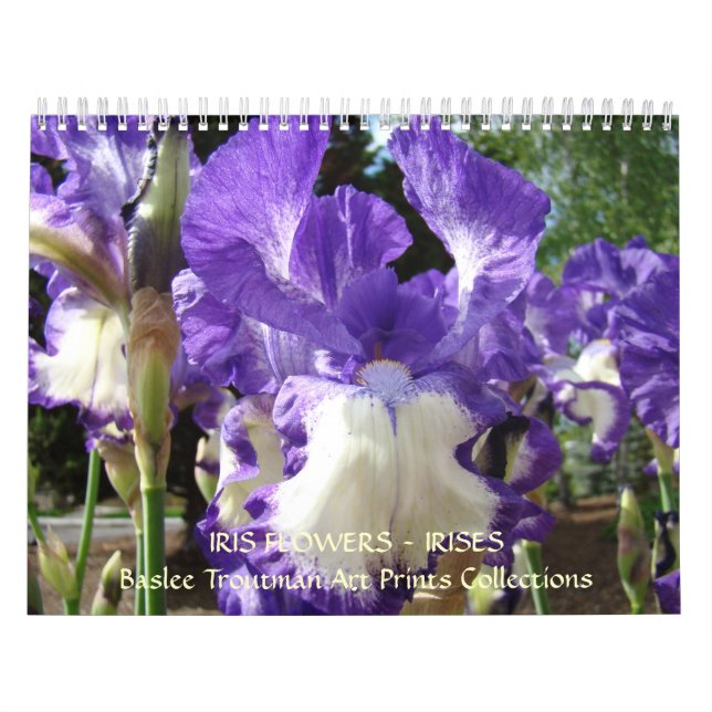 CALENDAR Nature Photography Floral Iris Flowers (Cover)