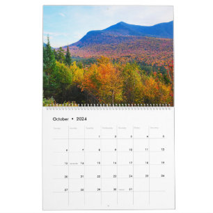 Calendar New Hampshire mountains and lake region