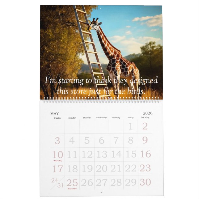 Calendar - Not so serious  (May 2026)