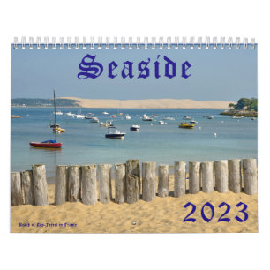 Calendar of 2023 of seaside of France