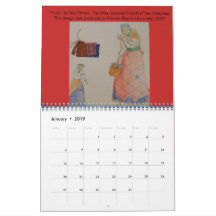 Calendar of Costume Renderings