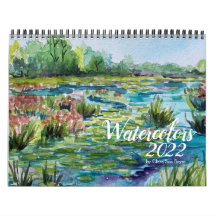 Calendar of Watercolors by Clara Sue Beym