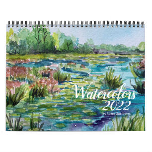 Calendar of Watercolors by Clara Sue Beym
