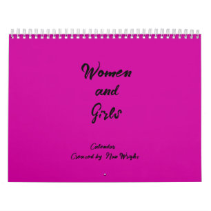 Calendar of Women and Girls