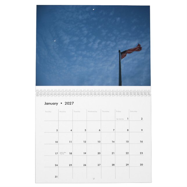 Calendar Option 2 (Jan 2027)