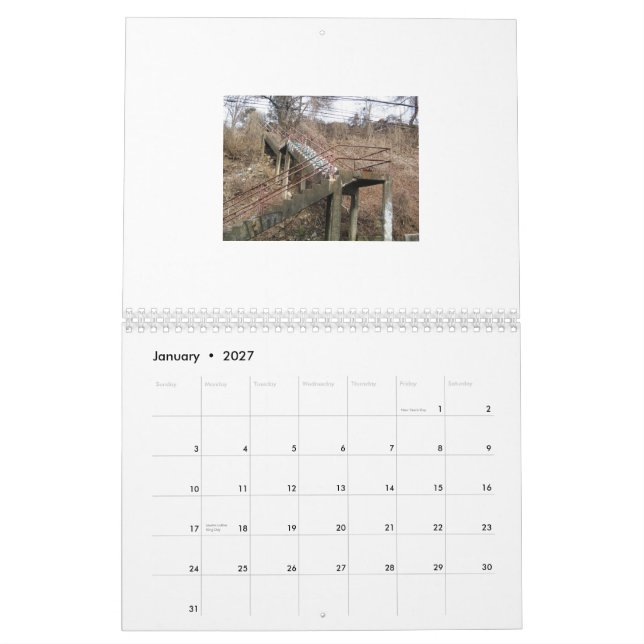 Calendar: Pittsburgh Steps Calendar (Jan 2027)