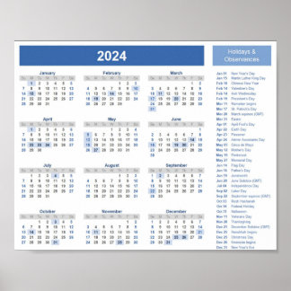 calendar poster