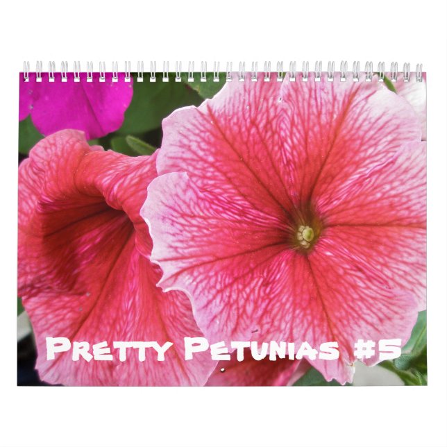Calendar - Pretty Petunias #5 (Cover)