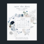 Calendar Save the Date | December<br><div class="desc">This simple,  wedding save the date template features a clean,  modern design. Customise it with your information and make it uniquely yours! I offer this design as a postcard. To move the heart,  click personalise > scroll down > click "customise further".</div>
