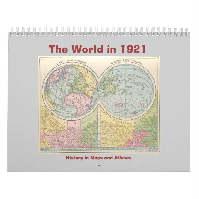 Calendar: The World in 1921 Calendar (Cover)