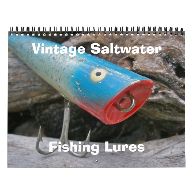 Calendar Vintage Saltwater Fishing Plugs (Cover)