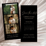 Calendar Wedding Photo booth strip frame  Save  Save The Date<br><div class="desc">Wedding Save the Date Card with a Stylish Minimalist Script Photo Booth Bookmark. Elegant hand lettered name calligraphy script and three photo strips are included. These save the date photo strip bookmarks are a great way to let your friends and family know about your important day.</div>