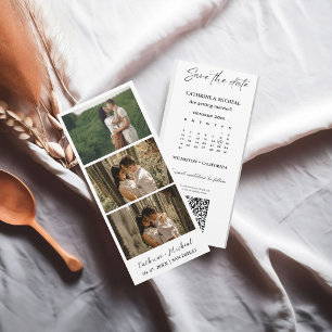 Calendar Wedding Photo booth strip frame  Save T Save The Date