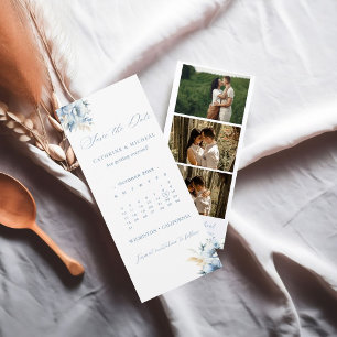 Calendar Wedding Photo booth strip frame  Save T The Date