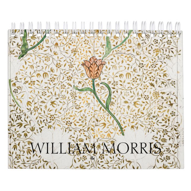 CALENDAR : WILLIAM MORRIS DESIGNS  (Cover)