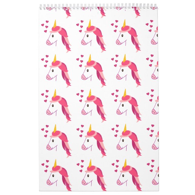 Calendar with a unicorn for a girl (Cover)