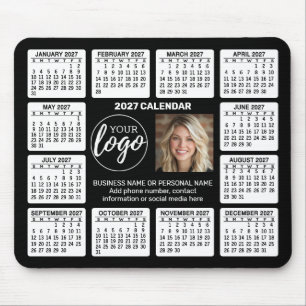 Calendar with logo Contact Information Magnet Mouse Pad
