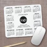 Calendar with logo Contact Information Magnet Mouse Pad<br><div class="desc">Add a logo with a 2024 calendar and room to add a few lines of text. A fun item for the New Year to use as a company giveaway. You can change colours in the advanced design area.</div>