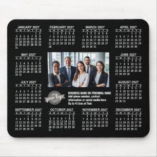 Calendar with logo Contact Information Magnet Mouse Pad