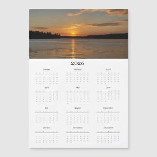 Calendar with Photo | Full Year Magnetic Calendar