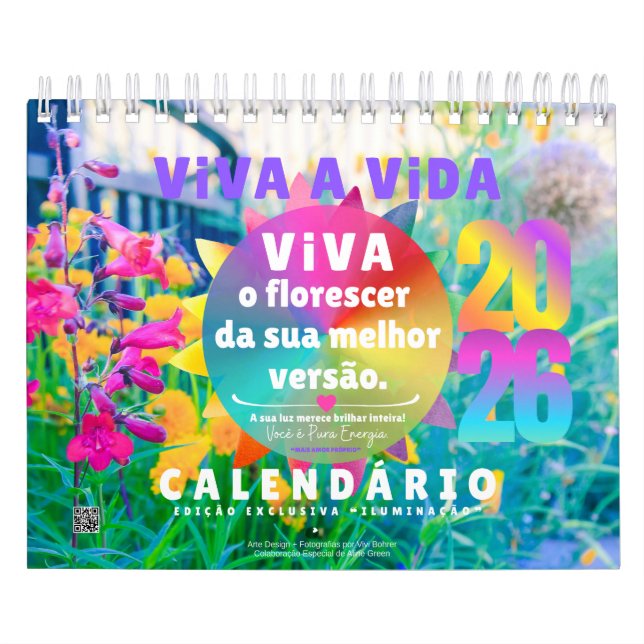 Calendário 2026 :: Viva a Vida Edição ILUMINAÇÃO Calendar (Cover)