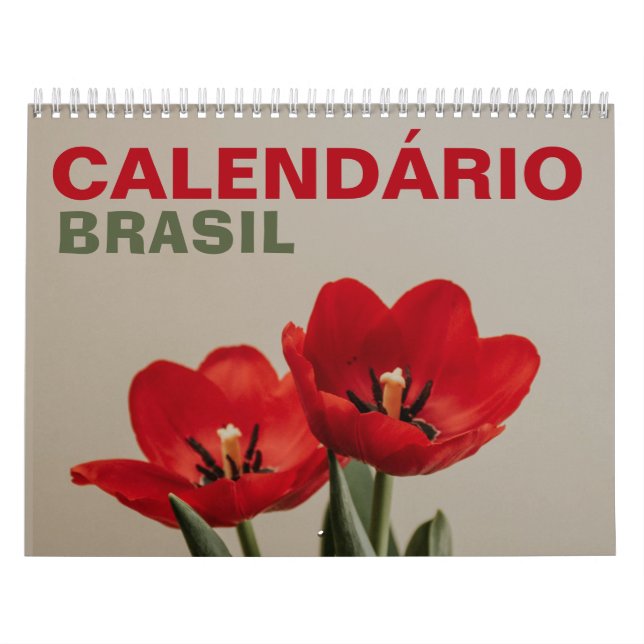 Calendário Brasil com Feriados | Brazil 2026 Calendar (Cover)