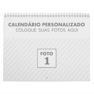Calendário de fotos familiares 2024 em português calendar