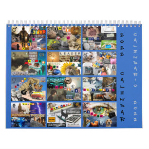Calendario Signos del Zodíaco en Collage Calendar