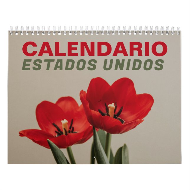 Calendario USA con Festivos | Spanish USA 2026 Calendar (Cover)