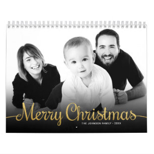 Calendars Family Photo Merry Christmas
