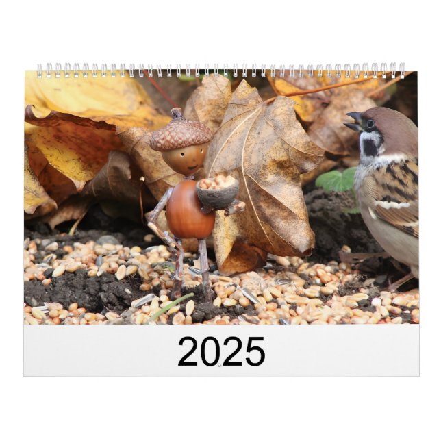 Calendars with figures made of oak (Cover)