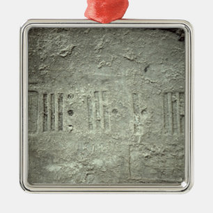 Calender Metal Tree Decoration