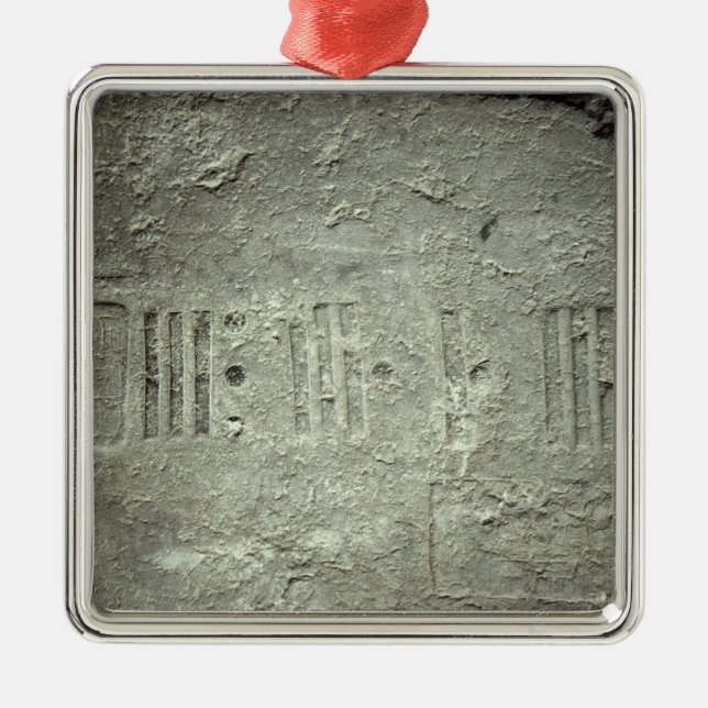 Calender Metal Tree Decoration (Front)