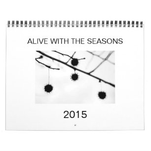 Calender with helpful tips and seasonal pictures calendar