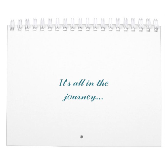 calenders with inspirational quote calendar (Back)