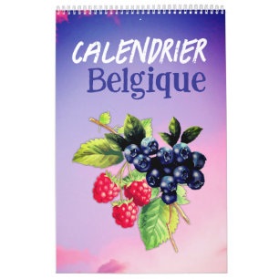 Calendrier Belgique 2026 French Language Belgium Calendar