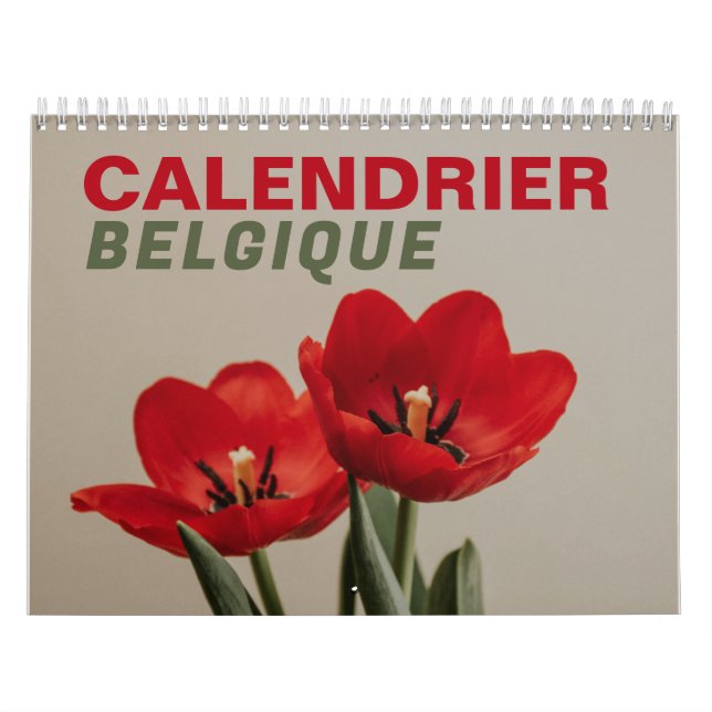 Calendrier Belgique en Français | Belgium 2026 Calendar (Cover)