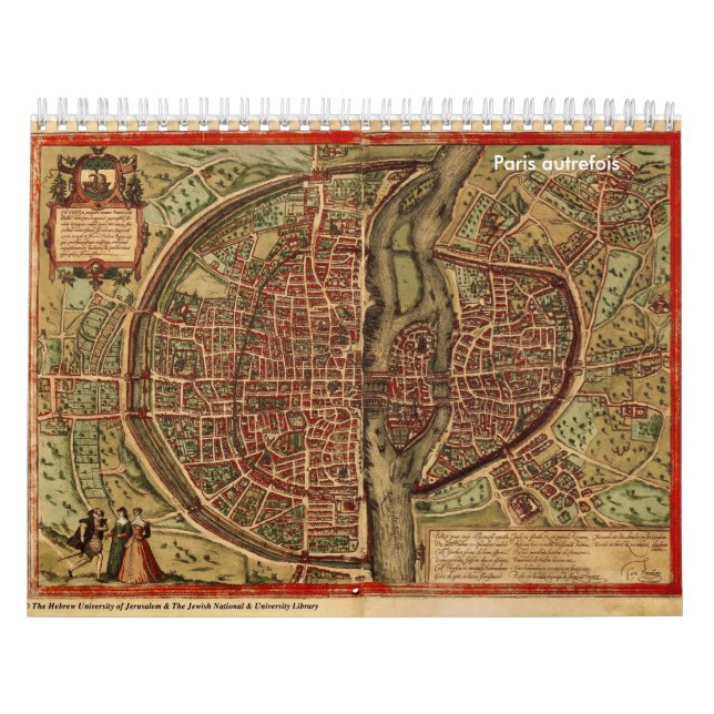 calendrier paris autrefois calendar (Cover)