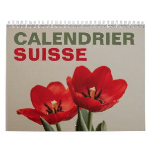 Calendrier Suisse avec Jours Fériés 2026 Calendar