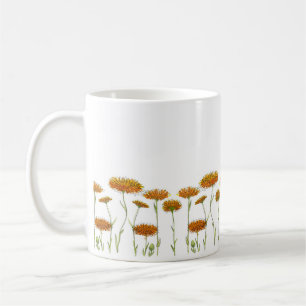calendula bottom trim pattern.JPG Coffee Mug