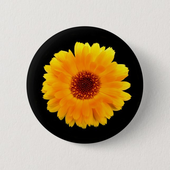 Calendula Officinalis Badge (Front)