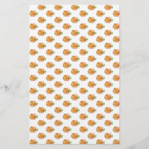 Calendula Pattern GiftSoap Packaging   Linen Paper