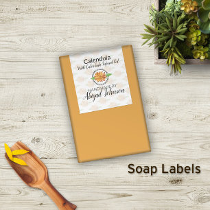 Calendula Soap   Artisan Handmade   Homemade Label