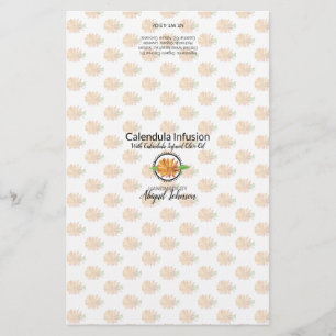 Calendula Soap Packaging Wrapper   Linen Paper