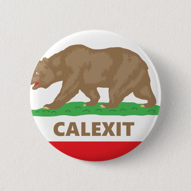 Calexit 6 Cm Round Badge (Front)
