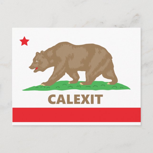 Calexit Postcard (Front)