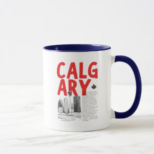Calgary Alberta Cityscape Mug