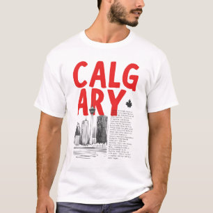 Calgary Alberta Cityscape T-Shirt