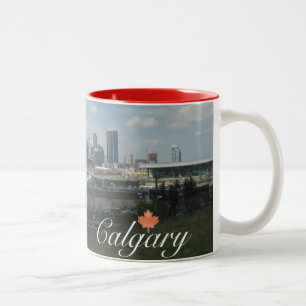 Calgary Alberta Two-Tone Coffee Mug