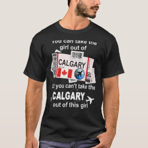 Calgary Boarding Pass  Calgary Girl  Calgary T-Shirt